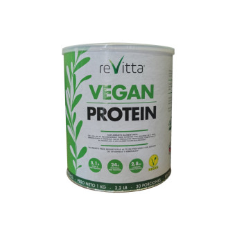 Vegan Protein Vainilla 24G 1 kg. ReVitta