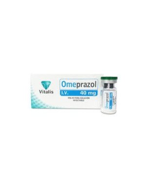 Omeprazol 40 Mg IV Polvo Liofilizado 10 Frascos Ampolla Vence 10-2025 Stock 1