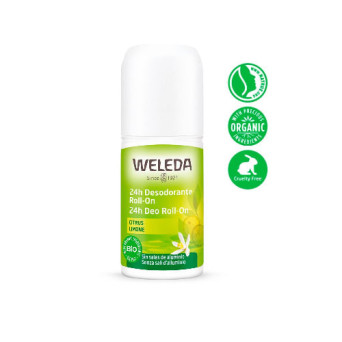 Desodorante Roll On Citrus 24 Hrs 50 Ml Weleda