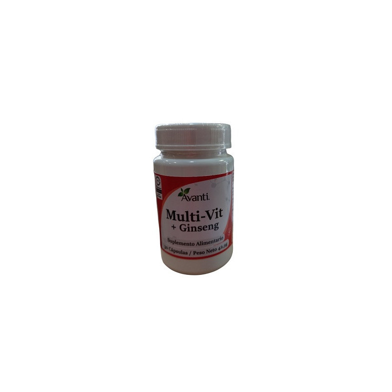 Multi-Vit + Ginseng 30 cap Avanti