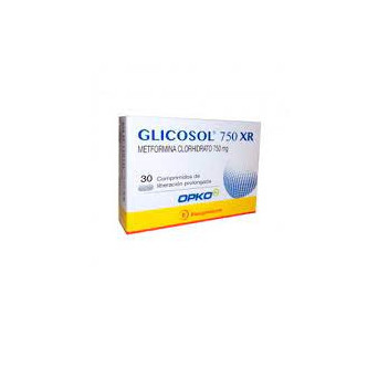 Glicosol XR 750 mg x 30 comp LP