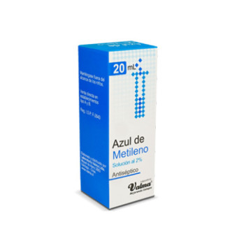 Azul de Metileno al 2% x 20 ml
