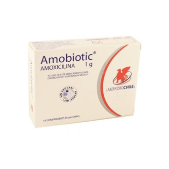 Amobiotic 1 gramo 14 comprimidos Dispersables