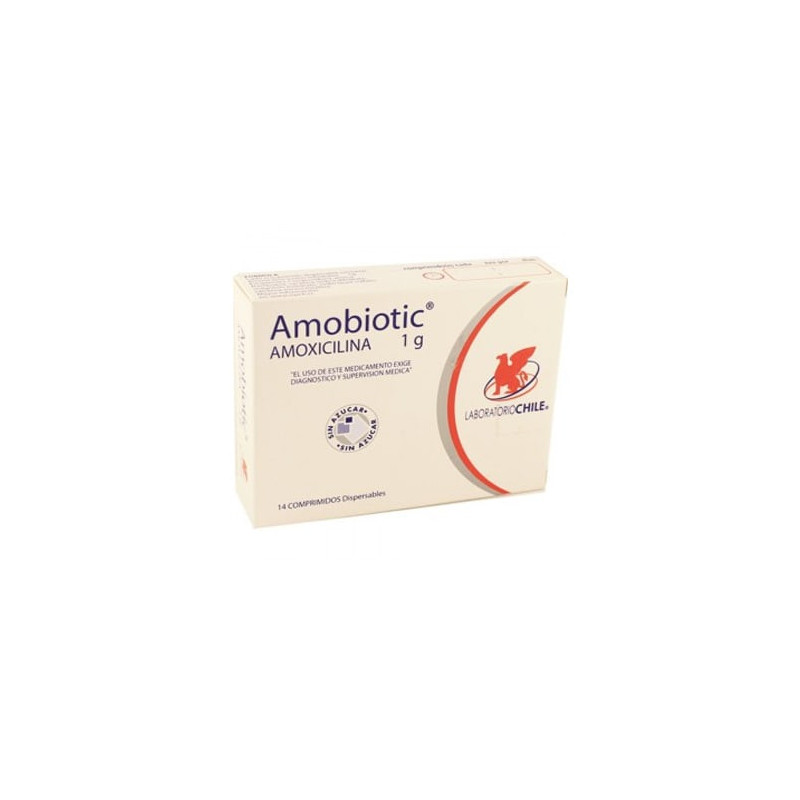 Amobiotic 1 gramo 14 comprimidos Dispersables
