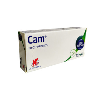Cam 30 comprimidos   VENCE 09/2026   STOCK  1