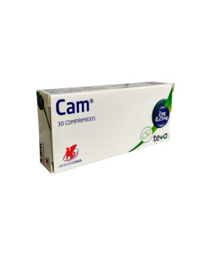 Cam 30 comprimidos   VENCE 09/2026   STOCK  1