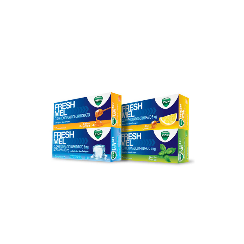 Vick Freshmel Menta Fresca 12 comp