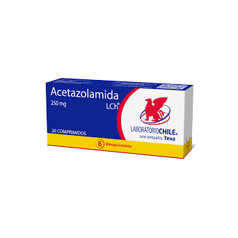 Acetazolamida 250 mg x 20 comp