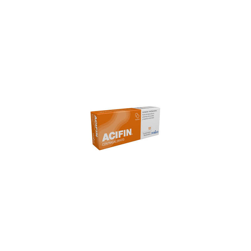 Acifin 10 Comprimidos Masticables