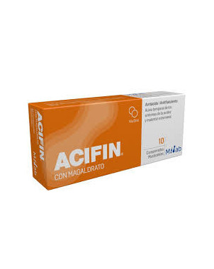 Acifin 10 Comprimidos Masticables