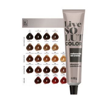 Coloracion En Crema 60 G 4 Castaño Live Solut Color   VENCE 10/2026   STOCK 2