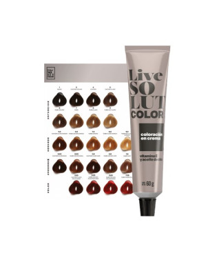 Coloracion En Crema 60 G 4 Castaño Live Solut Color   VENCE 10/2026   STOCK 2