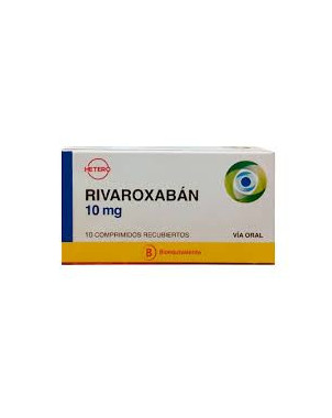 Rivaroxaban 10 mg x 10 comp