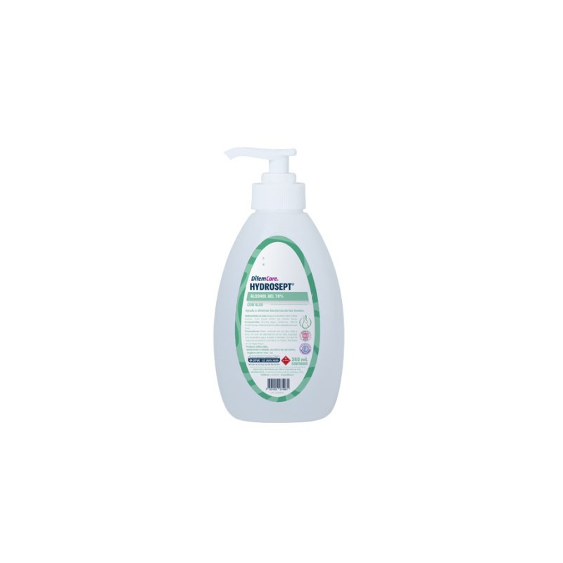 Alcohol Gel Con Aloe Hydrosept 340 mL Difem