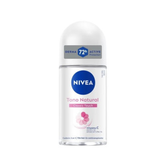 Nivea Desodorante Roll On Tono Natural 50 Ml