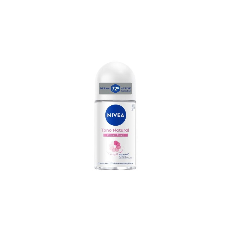 Nivea Desodorante Roll On Tono Natural 50 Ml
