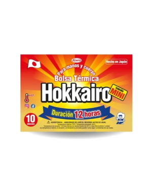 Hokkairo Bolsa Termica Para Manos Y Cuerpo Tamaño Mini 10 Un.