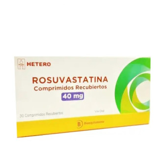 Rosuvastatina 40 mg 30 comp. Recubiertos   VENCE 10/2026   STOCK 1