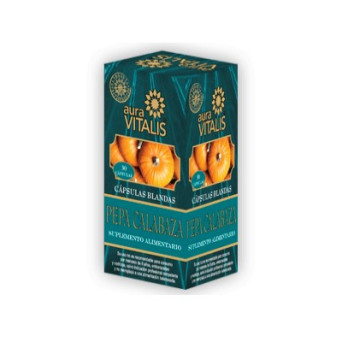 Pepa De Calabaza 30 Caps Blandas Aura Vitalis   VENCE 10/2026   STOCK 1