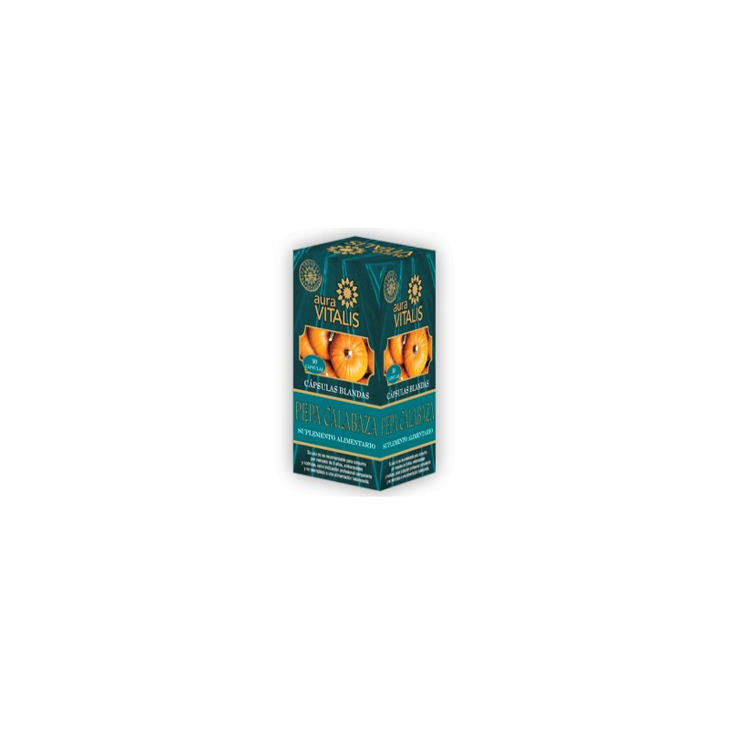 Pepa De Calabaza 30 Caps Blandas Aura Vitalis   VENCE 10/2026   STOCK 1