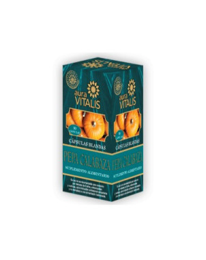 Pepa De Calabaza 30 Caps Blandas Aura Vitalis   VENCE 10/2026   STOCK 1