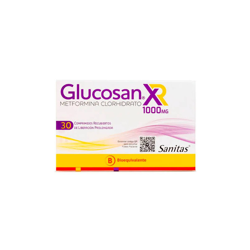 Glucosan XR 1000 Mg 30 Comp. Recubiertos