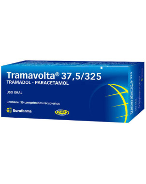 Tramavolta 37,5/325 mgs. 30 comp.