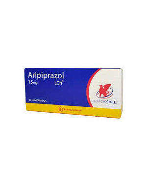 Aripiprazol 15 mg x 30 comp Lab Chile