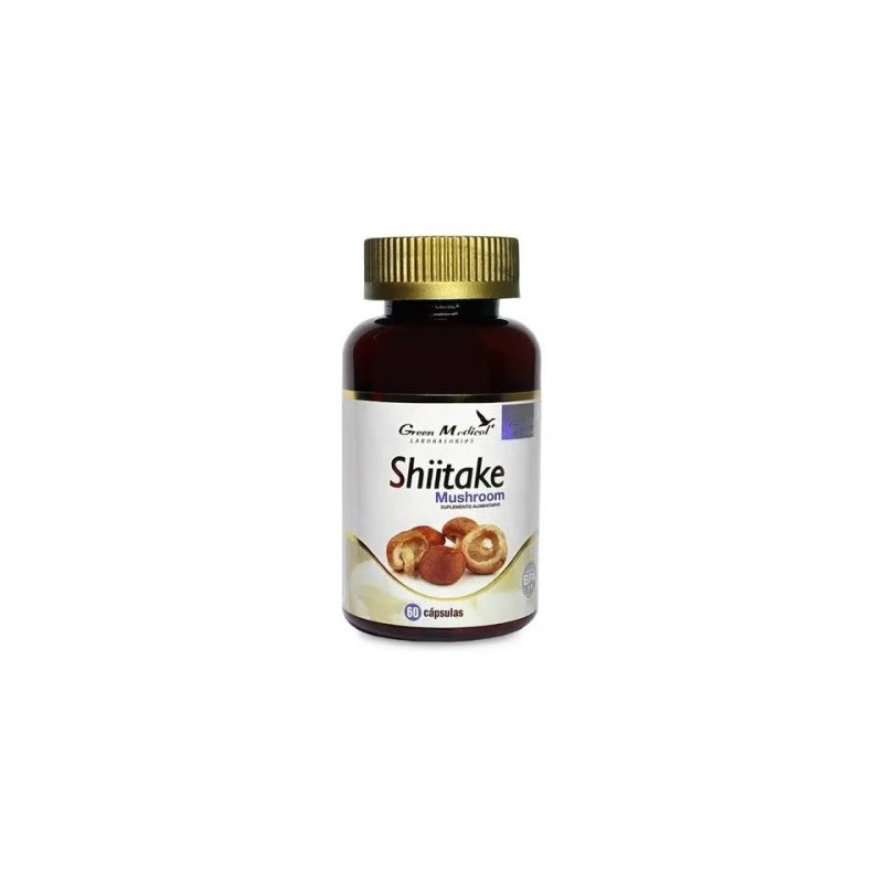 Shiitake Mushroom 60 Capsulas Green Medical   VENCE 11/2026    STOCK 1