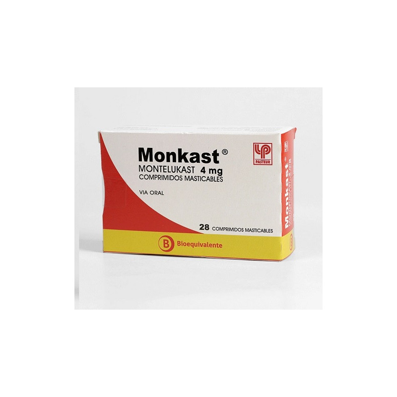 Monkast 4 Mg 28 Comp Masticables Venc 10/2026 Stock 1