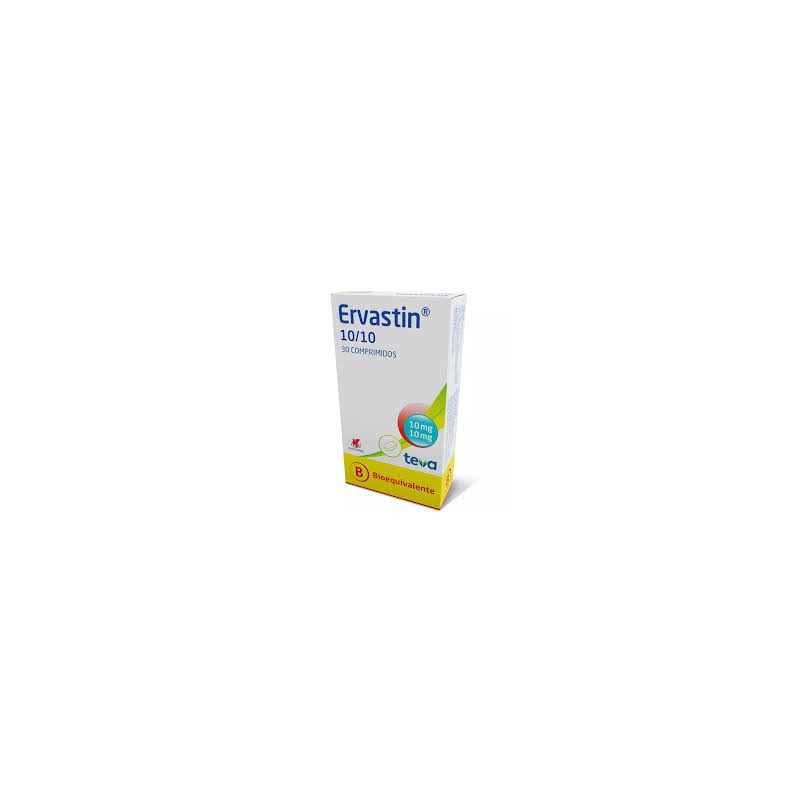 Ervastin 10/10 Mg 30 Comprimidos
