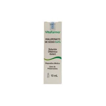 Hialuronato De Sodio 0.4% Sol. Oftalmica 10 Ml Vitafarma