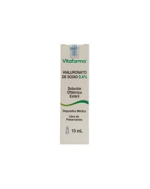 Hialuronato De Sodio 0.4% Sol. Oftalmica 10 Ml Vitafarma