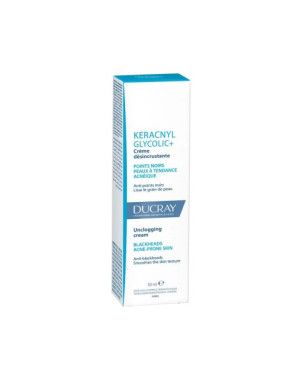 Keracnyl Glycolic+ Crema Desincrustante 30 ML Puntos Negros Piel Con Tendencia Acneica Ducray   VENCE 09/2026   STOCK 1
