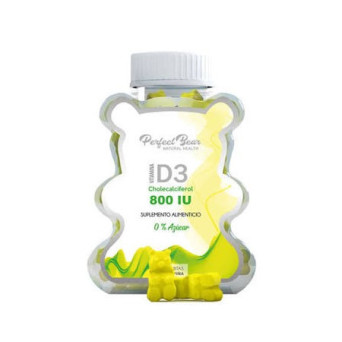Vitamina D3 60 Gomitas 800 UI/Porcion Perfect Bear