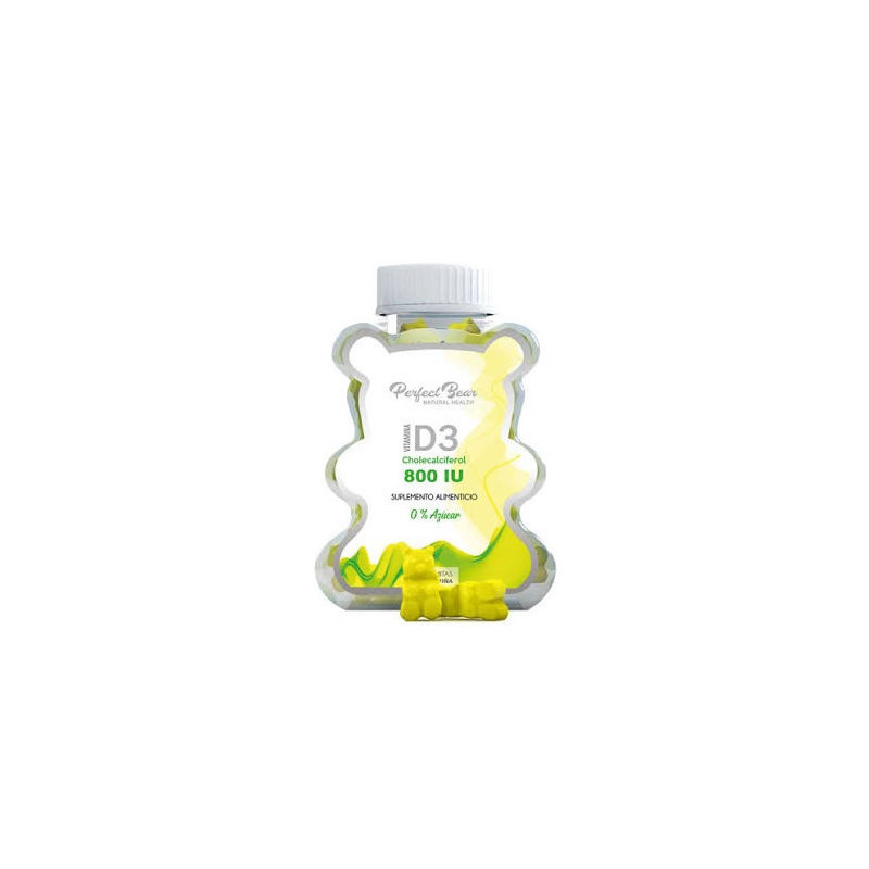 Vitamina D3 60 Gomitas 800 UI/Porcion Perfect Bear
