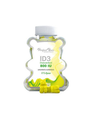 Vitamina D3 60 Gomitas 800 UI/Porcion Perfect Bear