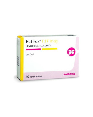 Eutirox 137 Mcg 50 comprimidos