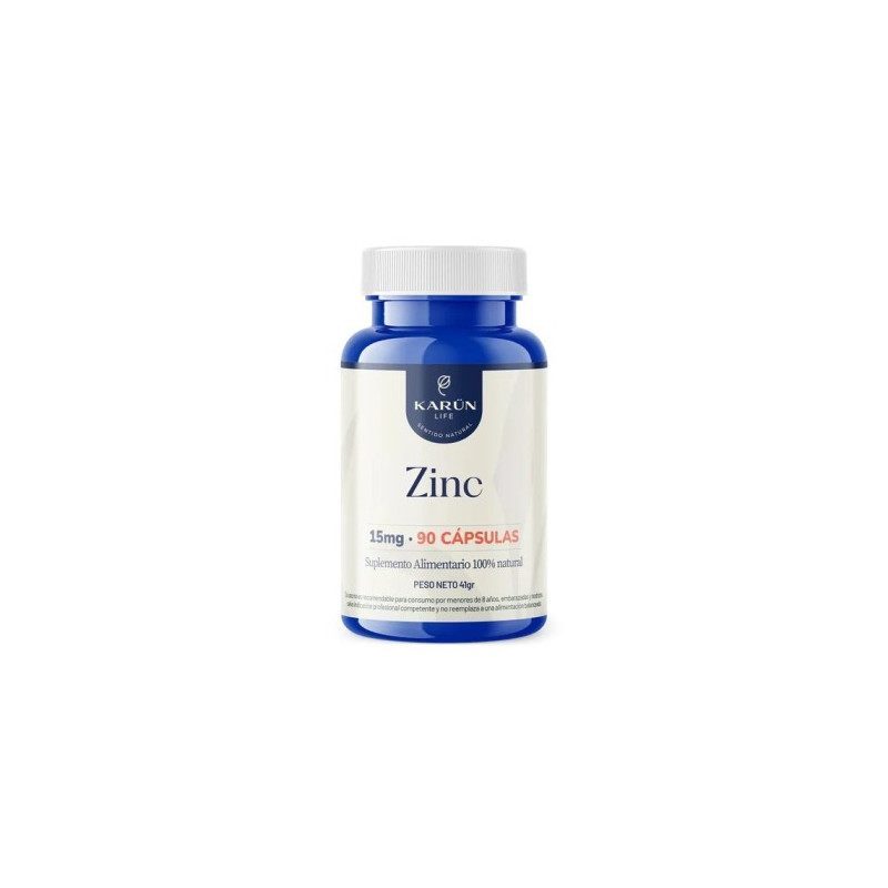 Zinc 15 Mg 90 Capsulas Karunlife