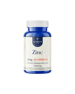 Zinc 15 Mg 90 Capsulas Karunlife