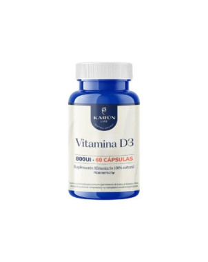 Vitamina D3 800 UI 60 Capsulas Karun Life