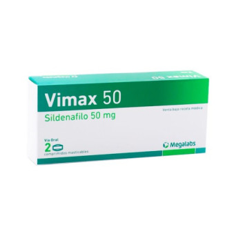 Vimax 50 Mg 2 Comprimidos Masticables
