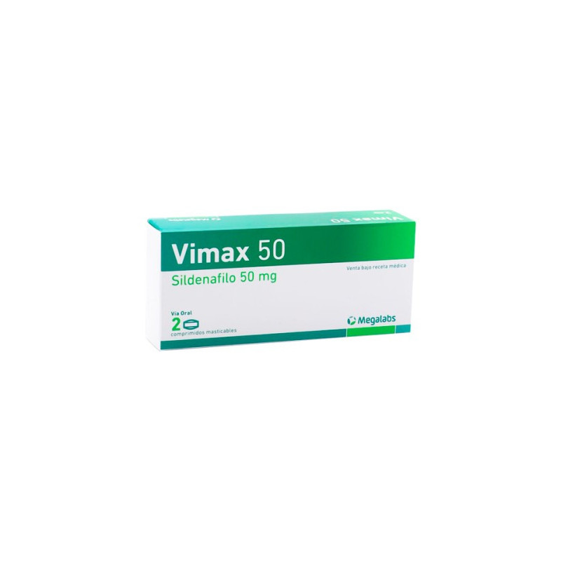 Vimax 50 Mg 2 Comprimidos Masticables