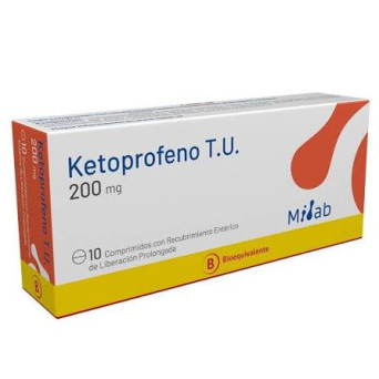 Ketoprofeno T.U. 200 mg. 10 comp.