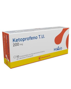 Ketoprofeno T.U. 200 mg. 10 comp.