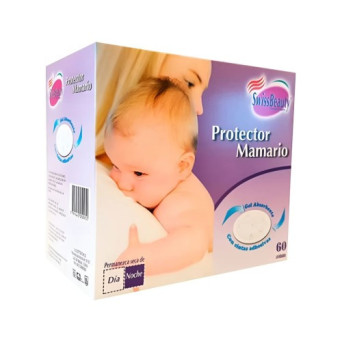 Protector Mamario 60 Unidades Absorbente De Leche Swiss Beauty
