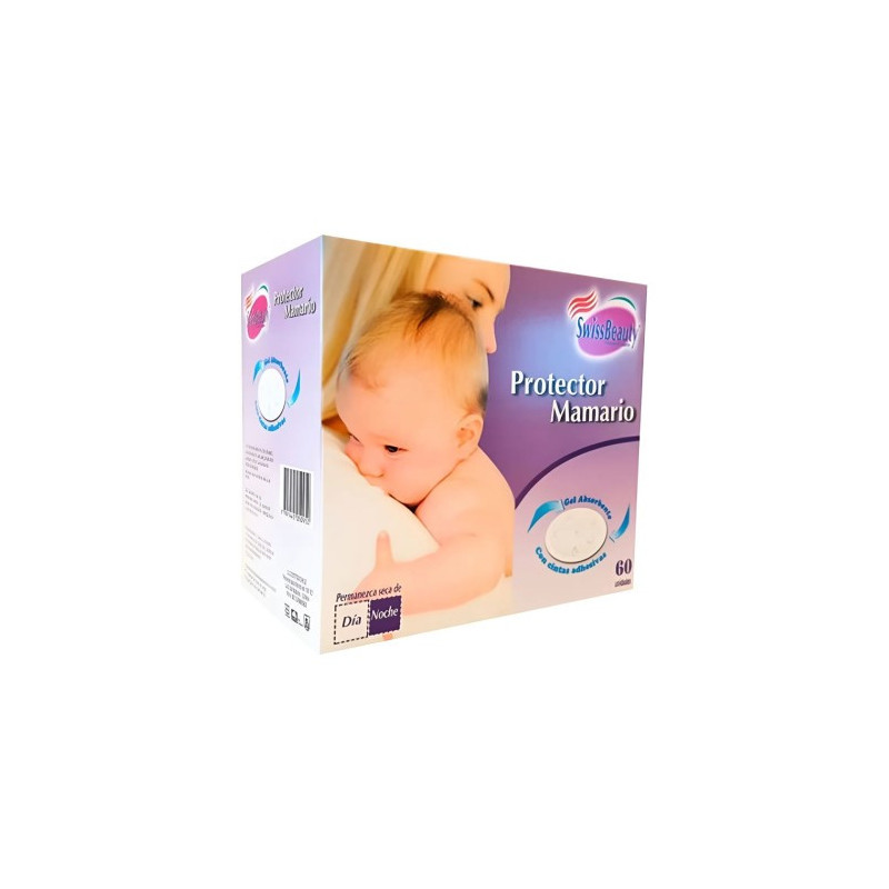 Protector Mamario 60 Unidades Absorbente De Leche Swiss Beauty