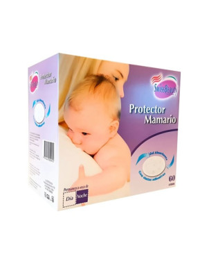 Protector Mamario 60 Unidades Absorbente De Leche Swiss Beauty