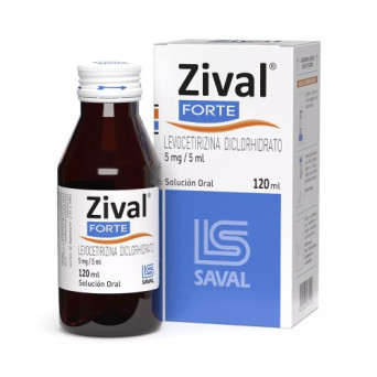 Zival Forte 5mg/5ml 120 Ml    VENCE 10/2026   STOCK 1