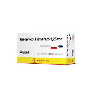 Bisoprolol 1.25 Mg 30 Comp. Recubiertos Ascend